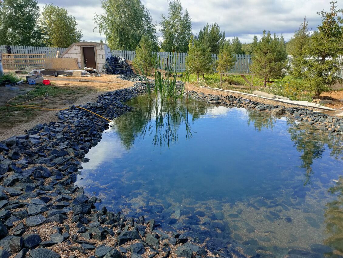 Строительство декоративных прудов, водоёмов, ручьев и водопадов - Пейзаж,  Москва